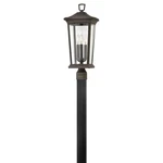 Hinkley Lighting Bromley Post Mount, Oil Rubbed Bronze/clear 2361OZ-LV. Fixed Price $414.00.