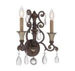 Savoy House St. Laurence 2-LIGHT Wall Sconce Tortoise Shell & Silver. Fixed Price $189.99.
