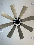 Mod Fan 30608-59 Inch Patio Matte Black Weathered Gray. Fixed Price $528.00.