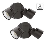 Lithonia Homeguard Led Security Flood Light 4000K 2750LM Bronze 2-PACK. Fixed Price $64.90.