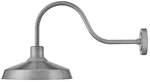 Forge 17 1/2" High Brushed Aluminum Outdoor Barn Wall Light. Fixed Price $359.00.