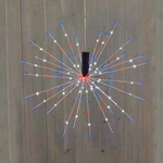 Red, White & Blue Led Starburst Light Stake With 3 Functions. Fixed Price $59.99.
