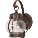 Satco/nuvo Lighting 60-631 Exterior Wall Fixture Old Bronze Clear Seeded Glass. Fixed Price $39.99.