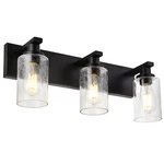 Vanity 3-LIGHTS Bathroom Fixtures Over Mirror Black Finished,.... Fixed Price $166.57.
