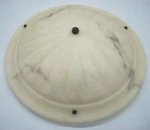 World Imports 90263397 Foyer Pendant Light Antique Brass Finish 24" Creme Globe. Fixed Price $150.00.