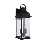 Craftmade Bent Tree Light Outdoor Wall Lantern, Midnight/clear ZA7214-MN. Fixed Price $124.99.