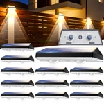 Faxbox Solar Fence Lights Outdoor Waterproof Led 3LIGHTING Modes. Fixed Price $28.67.
