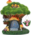 Teresa's Collections Fairy House Outdoor Statues With Solar Light For Garden Dec. Fixed Price $26.76.