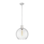 Z-lite Margo 13.75 In. 1-LIGHT Pendant Brushed Nickel + Clear Seedy Glass Shade. Fixed Price $41.99.