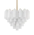 Crystorama Lighting Group ADD-312-WH Addis 27"W Brass. Fixed Price $1758.40.