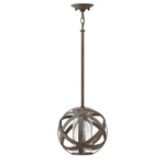 Hinkley Lighting Carson 1 Outdoor Pendant, Vintage Iron - 29707VI. Fixed Price $429.00.