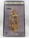 Prime Outdoor Coach Lantern - Solid Brass Polished #1642 Made In Korea. Fixed Price $70.00.