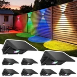 Solar Fence Lights Outdoor, 8 Pack Up Down Wall For Outside, IP6.... Fixed Price $69.58.