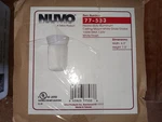 Nuvo Lighting 77-533 4-1/4"W Outdoor Semi-flush Ceiling White. Fixed Price $25.35.