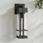 Quoizel Wynn 15 3/4" High Earth Black Outdoor Wall Light. Fixed Price $197.99.