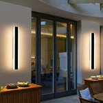 2PACK Modern 23.6" Waterproof Outdoor Wall Lights - 3000K Hardwired Fixtures. Fixed Price $149.99.
