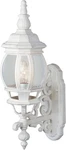 Globe 4050 Wh Transitional 1 Light Wall Lantern From Francisco Collection. Fixed Price $49.95.
