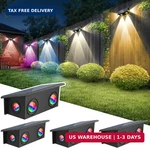 T-sun Solar Fence Lights Outdoor, 4 Pack Waterproof Powered 8. Fixed Price $50.29.