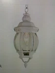 Trans Globe Lighting 1-LIGHT Outdoor Hanging Lantern 4065 WHITE(#41E. Fixed Price $75.00.