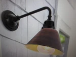 Jonathan Croydon 9.63IN Wood Finish/copper 1-LIGHT Farmhouse Indoor/outdoor. Fixed Price $35.21.