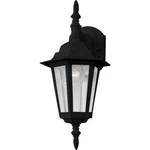 Maxim Builder Cast 1-LIGHT Outdoor Wall Mount Black 3002CLBK. Fixed Price $54.40.