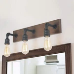 Lnc Bathroom Fixture, Farmhouse 3-LIGHT Vanity Lights, Wall Sconce Blac.... Fixed Price $71.84.