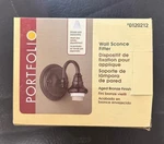 Portfolio Outdoor Wall Lantern Outside Light Sconce Fitter Aged Bronze. Fixed Price $29.99.