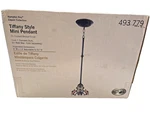 Hampton Bay Tiffany Style Mini Pendant Light Oil Rubbed Bronze #493779 New. Fixed Price $99.99.
