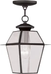 Lighting 2183-07 Westover 1-LIGHT Outdoor Hanging Lantern, Bronze. Fixed Price $194.99.