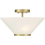 Savoy House Lighting 6-4012-3-322 Blair Semi-flush Mount Warm Brass. Fixed Price $251.20.