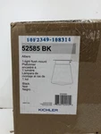 Kichler 52585BK Albers 1-LIGHT Black Flush Mount Ceiling Opal Glass. Fixed Price $48.95.