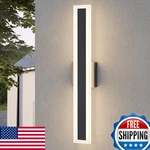 Lamqee 23.6 Inch Long Outdoor Wall Lights Modern Exterior Lighting Fixtures For. Fixed Price $131.40.