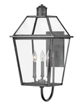 Hinkley Lighting 2774 Nouvelle 3 27" Tall Outdoor Wall - Blackened Brass. Fixed Price $1199.00.