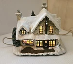 Thomas Kinkade Santas Workshop Toys Hawthorne Village 2000 Christmas Lights Up. Fixed Price $19.99.