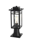 Elegant Lighting OD313P18 Mercer 18" Tall Post - Black. Fixed Price $108.00.