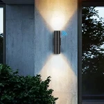 Energy-saving Dusk-to-dawn Led Wall Sconce Aluminum Outdoor Up Down Light. Fixed Price $62.04.