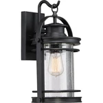 Quoizel BKR8408K Booker Medium Wall Lantern In Mystic Black. Fixed Price $329.99.