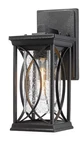 Outdoor Wall Lantern, Exterior Mount Light Fixture, Black Outside Porch. Fixed Price $37.96.