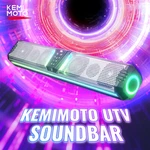 Kemimoto Midnight S80 32" Rgb Utv Sound Bar IP65 Deep Bass For Golf Cart Marine. Fixed Price $219.99.