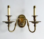Hinkley Lighting Cambridge 2 Wall Sconce Burnished Brass Candle. Fixed Price $175.00.