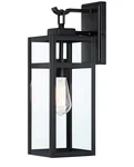 Pia Ricco 1-LIGHT Hardwired Matte Black Outdoor Clear Glass Wall Lantern Sconce. Fixed Price $24.99.