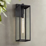 Titan Modern Industrial Outdoor Wall Light Fixture Mystic Black 27" For Exterior. Fixed Price $179.95.