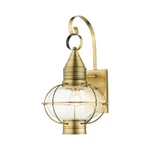 Livex Newburyport Light Large Globe Outdoor Wall Lantern, Brass 26904-01. Fixed Price $479.96.