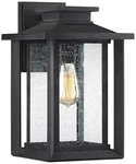 Quoizel Wakefield 14" High Earth Black Outdoor Wall Light. Fixed Price $191.99.