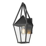 Maxim Lighting Bavaria Small Outdoor Wall Sconce, Black/clear - 3162CLBK. Fixed Price $158.40.