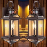 Roravilila Motion Outdoor Lights Dusk Sensor, Oil-rubbed Bronze. Fixed Price $153.99.