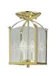New Progress Lighting P3665-10 Foyer Clear Decorated Glass Polished Brass. Fixed Price $69.99.