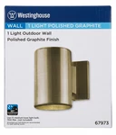 Westinghouse 67973 1-LIGHT Outdoor Wall Fixture, Polished Graphite Finish. Fixed Price $59.95.