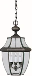 Lighting 1605-03-14 Traditional 3-LIGHT Exterior Hanging Lantern With Clear Beve. Fixed Price $153.99.