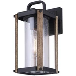 Canarm Lighting IOL697BKW Aki Outdoor Wall Black And Wood. Fixed Price $89.60.